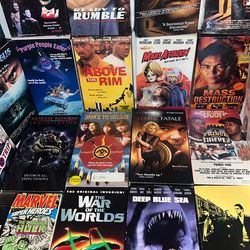 VHS VCR Movies $10 Each  📼 Or Make A Offer On All