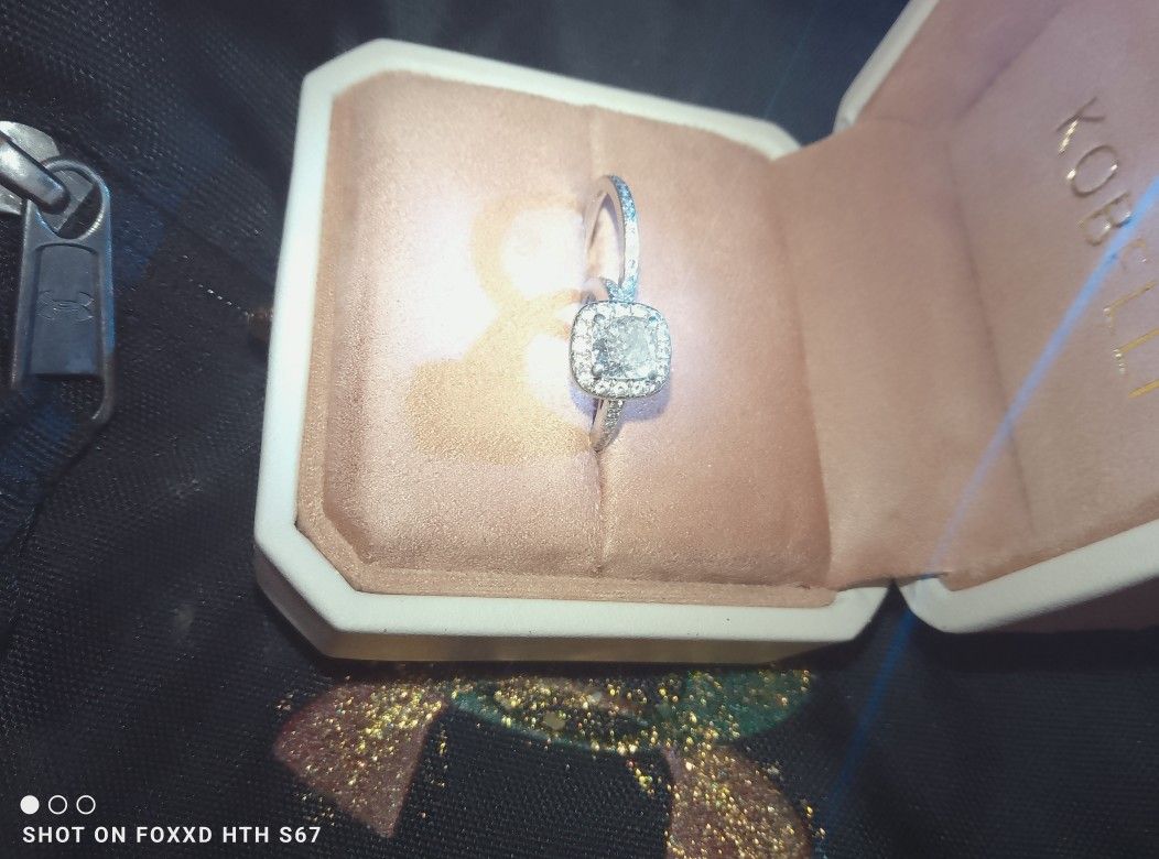 Bridal Engagement Ring Set Platinum Diamond