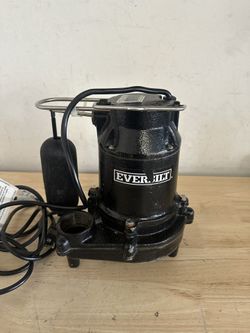 Everbilt HDS75 3/4 HP Professional Sump Pump, Black
