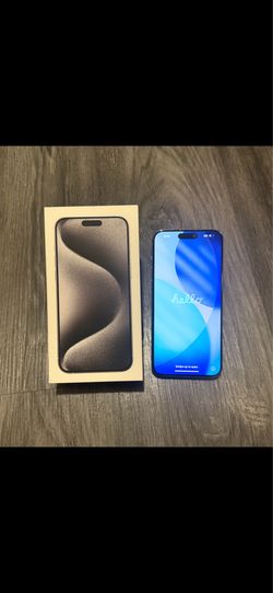 iPhone 15 pro max 256 GB unlocked