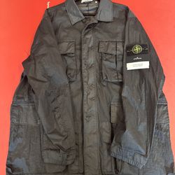 Stone Island Nylon Raso Jacket ‘Black’ Size 3XL