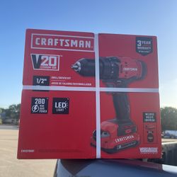 Craftsman V20 20-volt Max 1/2- Keyless Cordless Drill (1-Battery Included, Charger Included)