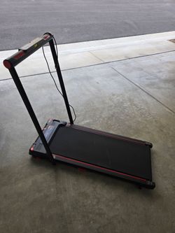 ANCHEER Folding Electric Treadmill – Compact Walking & Running Machine