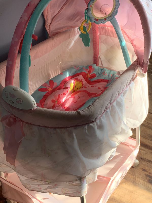 Baby Girl Cradle & Tummy time Blanket for Sale in Virginia ...