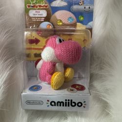 Yarn Yoshi - Pink Amiibo