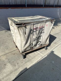 Laundry basket Push Cart storage crate utility cart