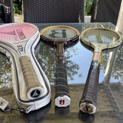 3 Tennis Racket .. Pro Kennex Bancroft  Spalding Gonzales