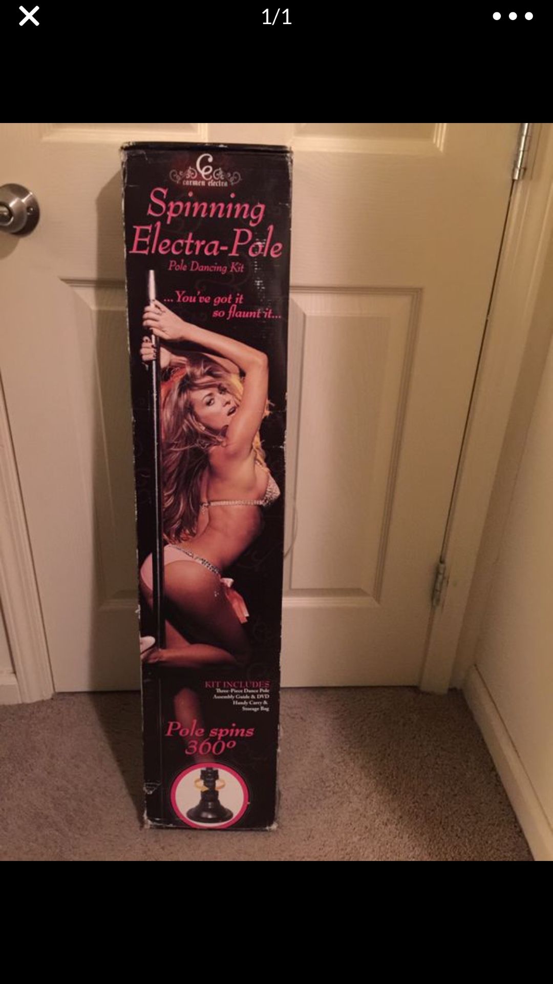 Carmen Electra Spinning Dance Pole