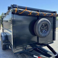 2025 Dump Trailer 12ft Long Box