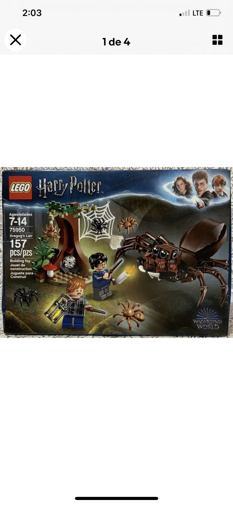 LEGO Harry Potter Aragog’s Lair (75950) NEW👌 💥(IP)