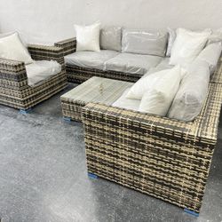 Patio Furniture L Shape 100”x100”