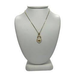 Necklace Yellow Gold 10k. Heart