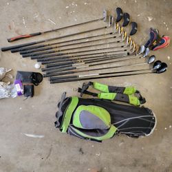 Full Golf Club Set And Bag With Viewfinder
