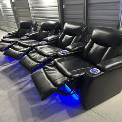 Power Reclining Theater Chairs