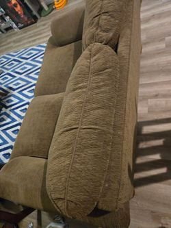 Brown Fabric Couch