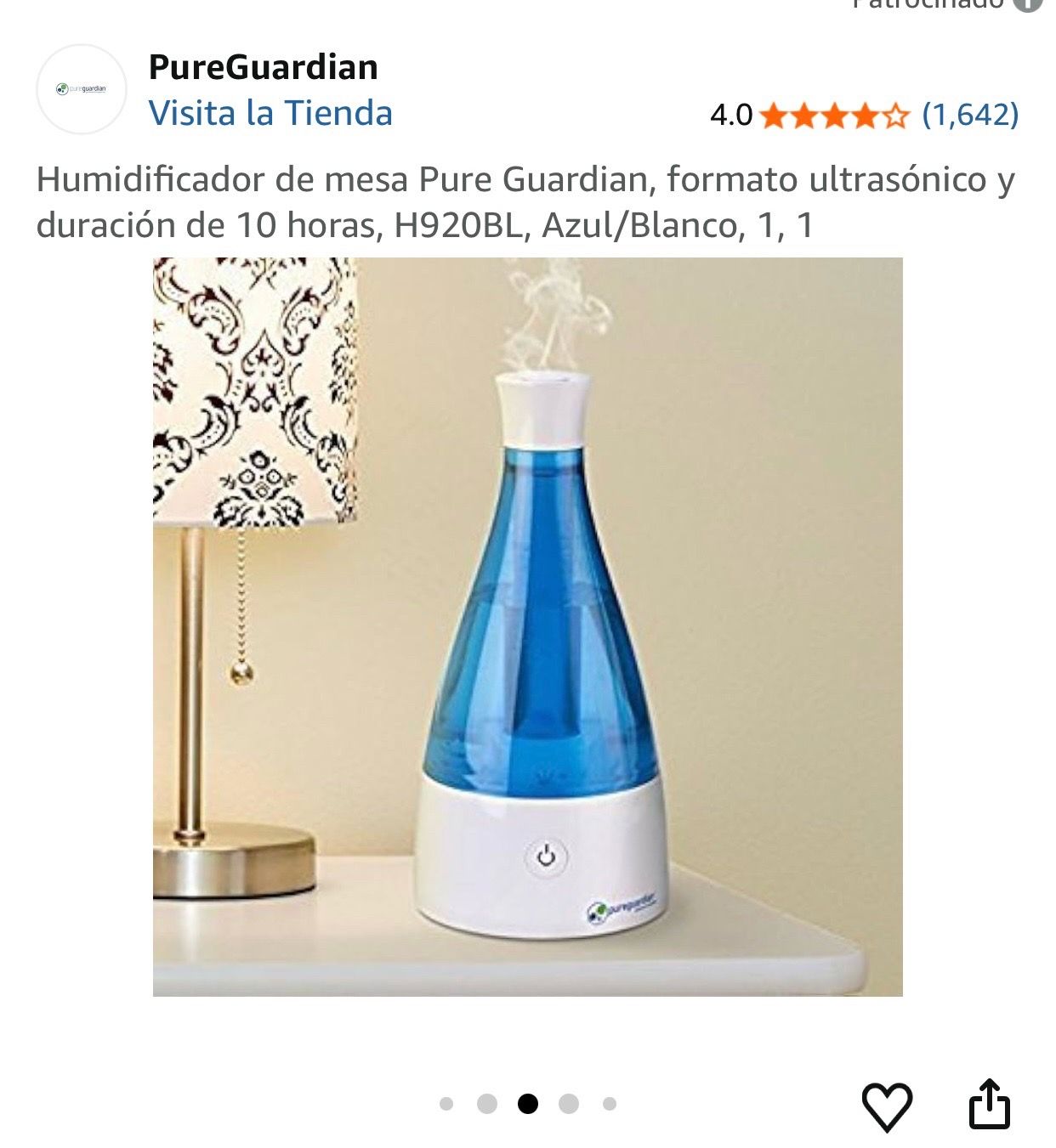 Humidifier ……húmedificador de mesa