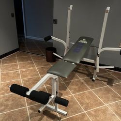Gym Weight Bench, Multi-Functional Adjustable Weight Bench Press Full Body Workout Strength Training