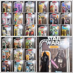 Original Vintage Star Wars Carded Figure Collection