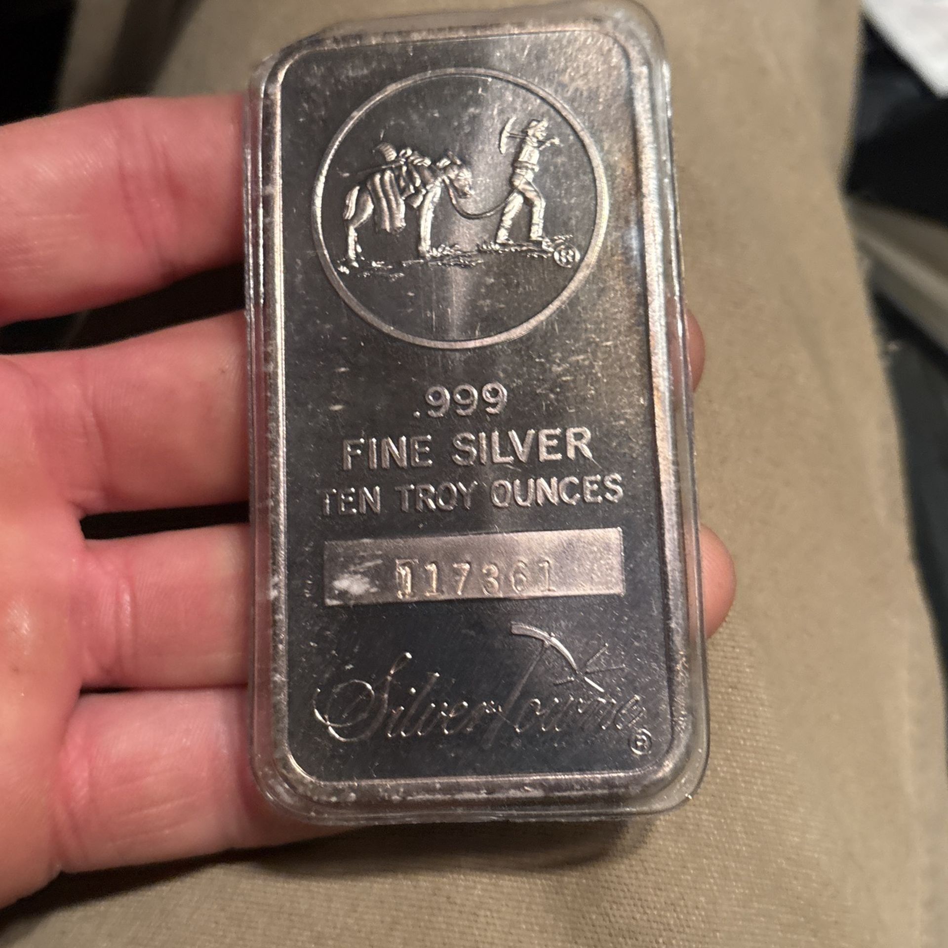 10 Troy Oz. Silver Bar