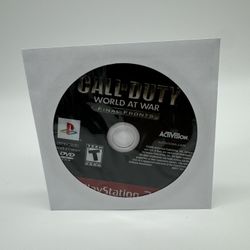 Call of Duty: World at War Final Fronts (Sony PlayStation 2, 2008 PS2) Disc Only