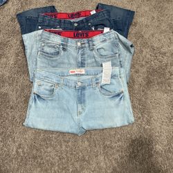 Trio Of Levi Jeans
