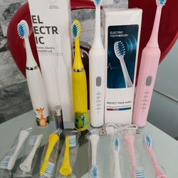 Set # 04. Cepillos Recargables.  Adultos y Niños . Higiene Bucal.