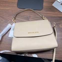 Michael Kors Beige Crossbody Bag