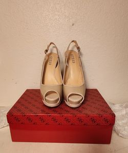 Guess Peep Toe High Heels