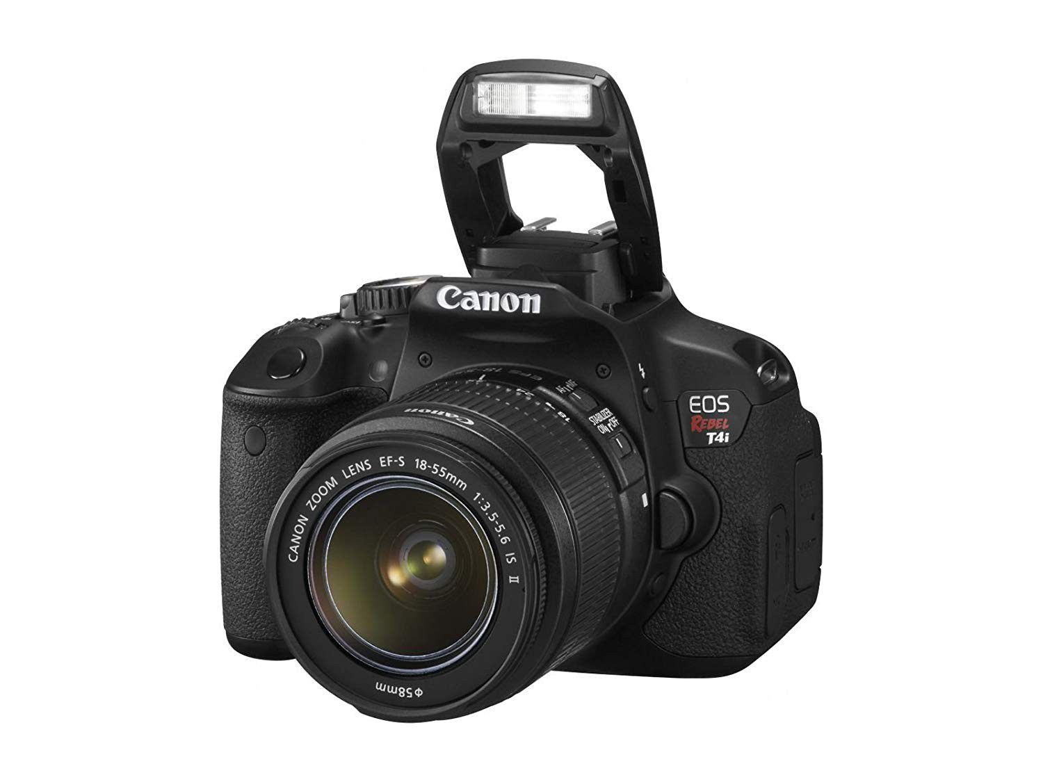 Canon T4i with lens and accessories
