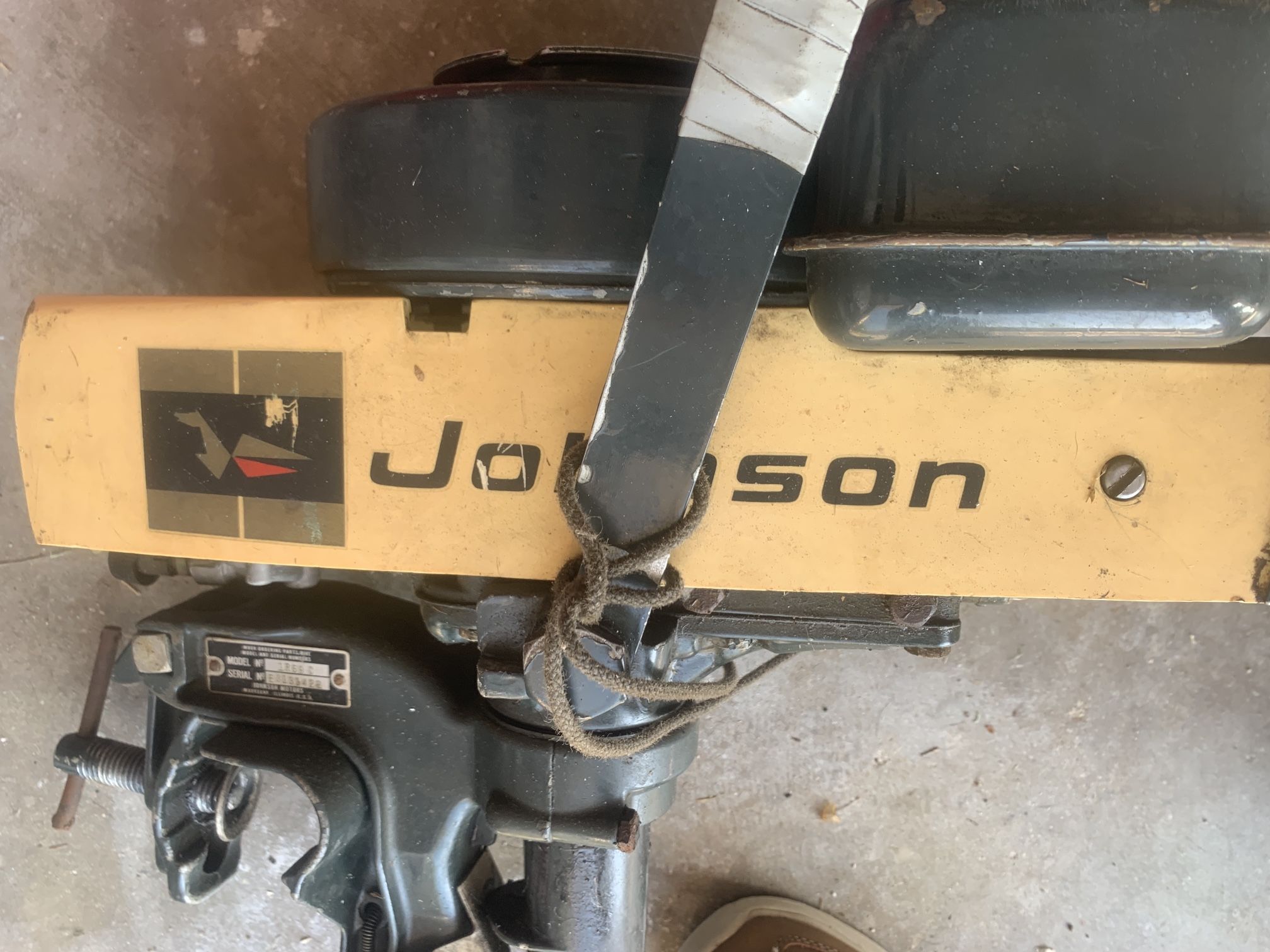 Johnson Outboard Antique Motor 1.5 HP .... I’m Told It Runs