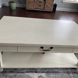 Solid Wood / Distressed Coffee Table