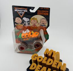 Monster Jam Peanuts Snoopy Great Pumpkin Halloween 1:64 Truck LE 10000 NEW 2026