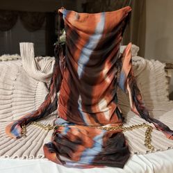 Beautiful Dress 🧡🤎