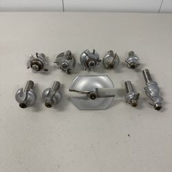 Set of 10 Infinity Woodworking Router Bits - 1/2” Shank