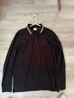 Burberry Long Sleeve Polo Shirt