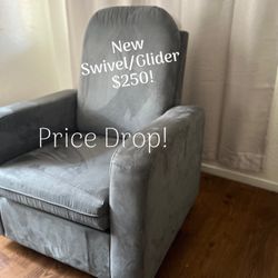 NEW SWIVEL/GLIDER CHAIR! 