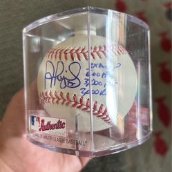 Signed Albert Pujols Baseball