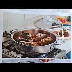 CASEROLA DE 6 QT DE ACERO INOXIDABLE 5-PLY VIDA SANA PRINCESS HOUSE 🌷 ⚘️