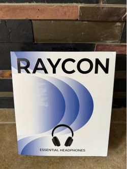 Bluetooth Headphones Raycon Essential Over The Ear Black New