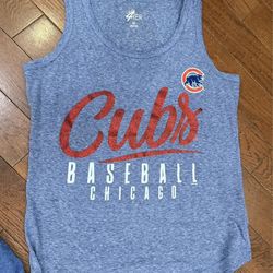 Women’s Like New Chicago Cubs Baseball Tank & T-Shirts -Size Medium