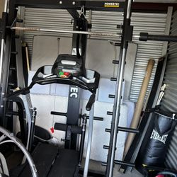 Tread Mill And Smith Machine 