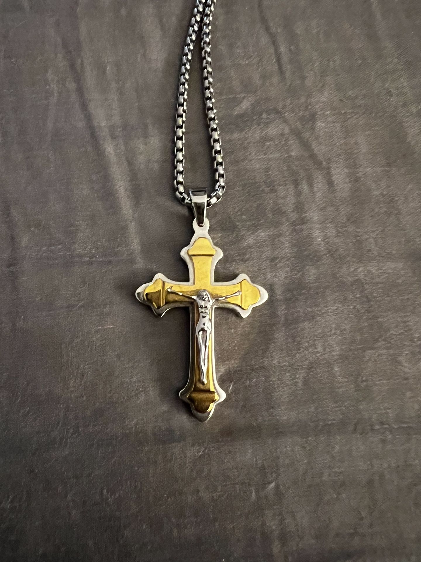 24” Stainless Steel Shaquille O’Neal Chain/cross