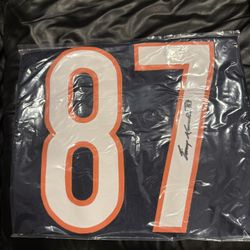 Emery Moorehead Signed Jersey Beckett Witnessed
