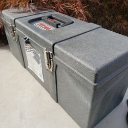 26" Heavy Duty Tuff Box Professional Toolbox with Tools 