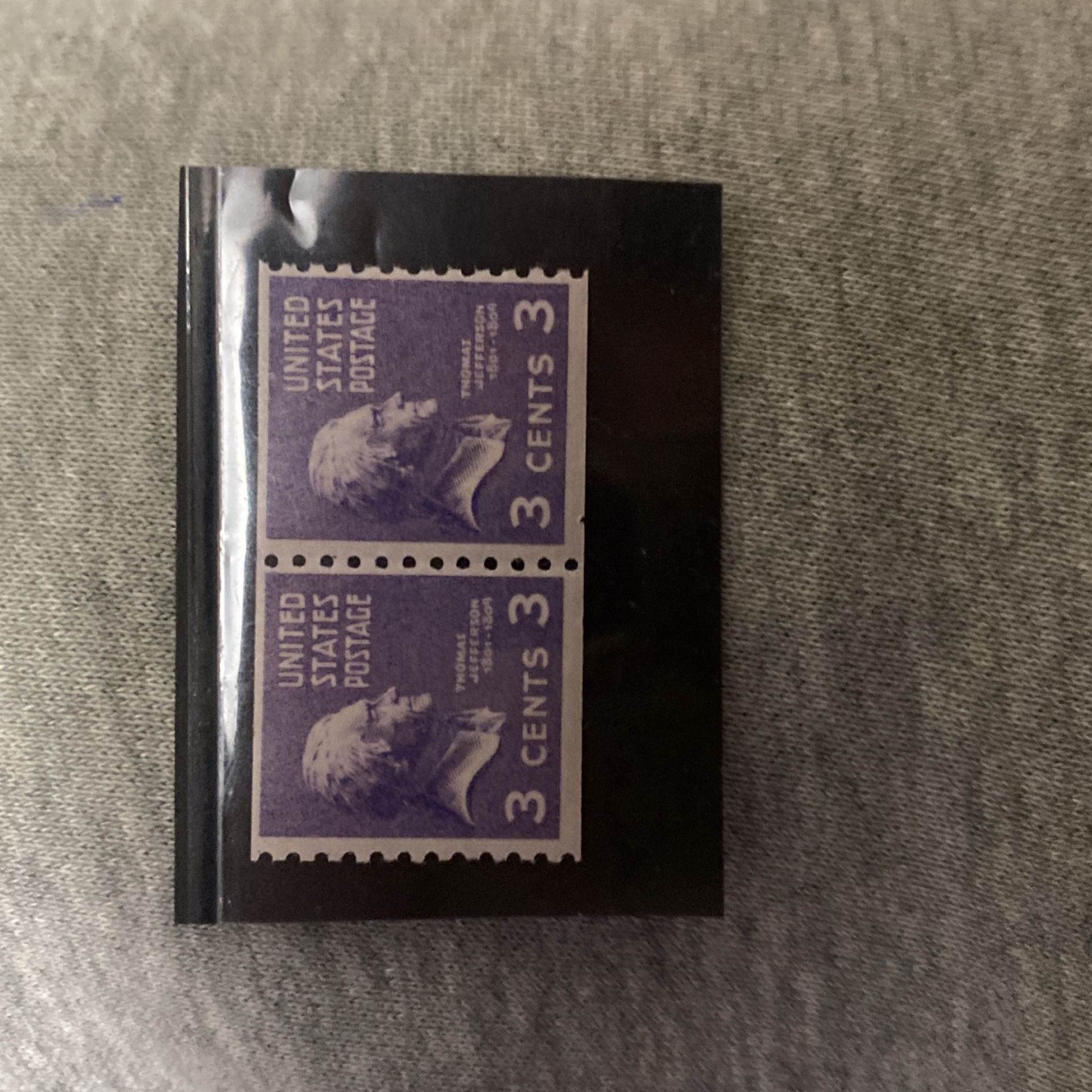 United States Postage Thomas Jefferson 1(contact info removed) three cent stamp two set
