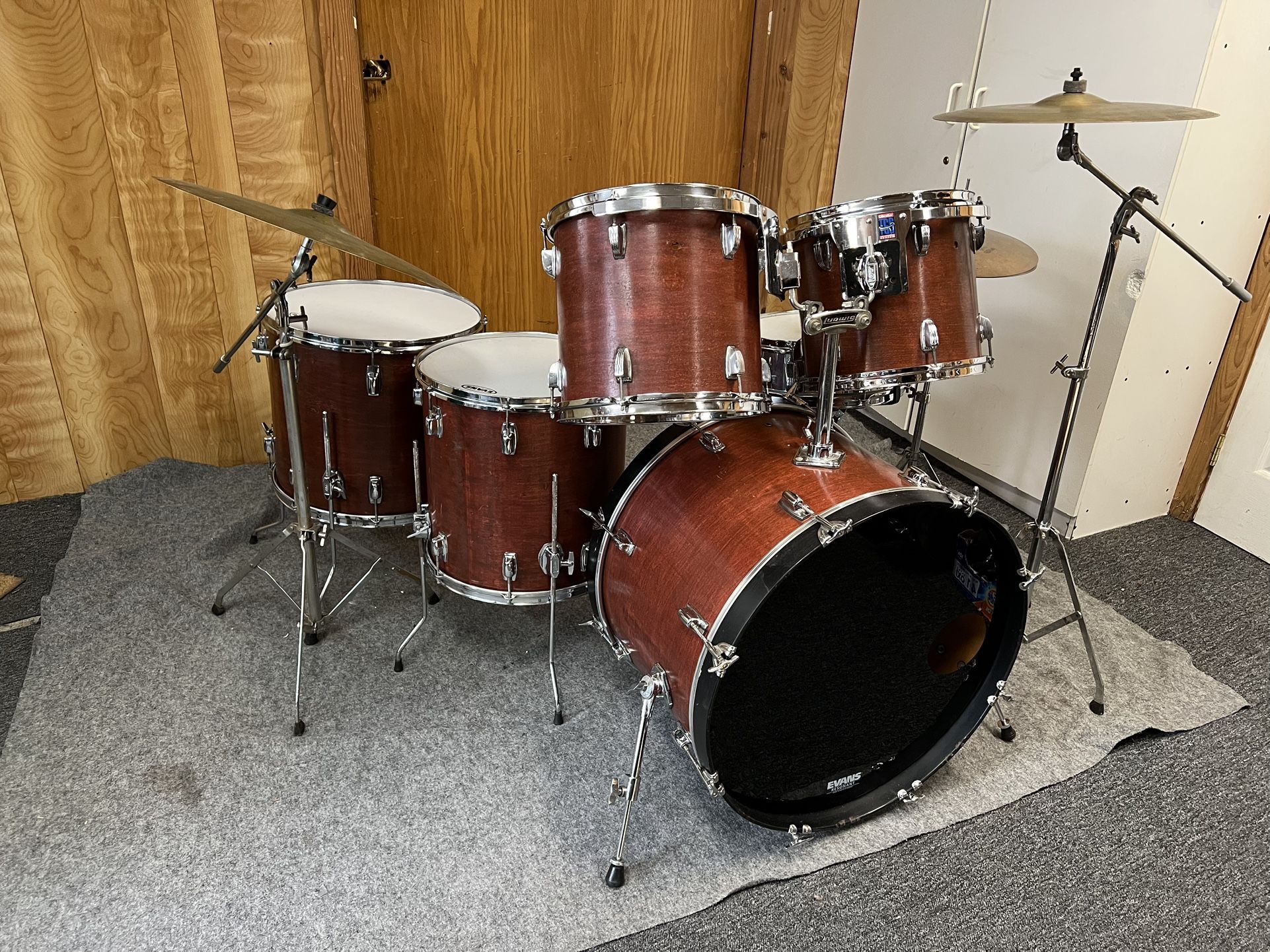 Vintage Ludwig Drums, Zildjian Cymbals