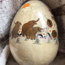 Vintage Painted Egg