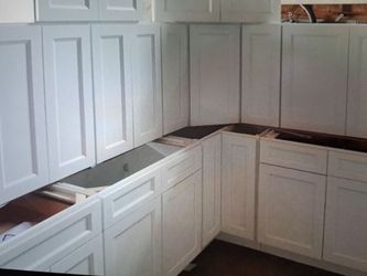 Complete Set White Shaker Cabinets