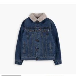 New Baby Boy Toddler Levis Jean Shepra Trucker Jacket Size 4t Chamara De Nino Tamanio 4 4t 