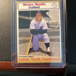 Mickey Mantle ‘57 Year Baseball Card